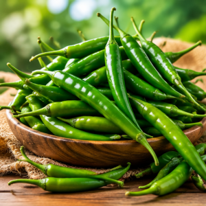 Fresh Green Chillies